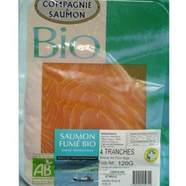 SAUMON FUME ECOSSE OU IRLANDE X4 TRANCHES 120G