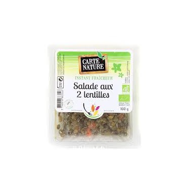 SALADE AUX 2 LENTILLES 160G