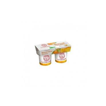 YAOURT CHEVRE BRASSE CLEMENTINE X2