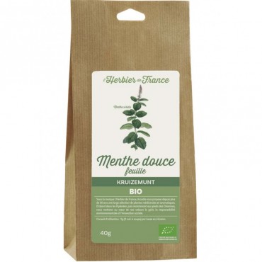 MENTHE DOUCE FEUILLES 40G