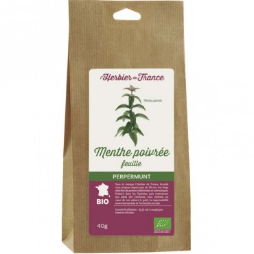 MENTHE POIVREE FEUILLES 40G