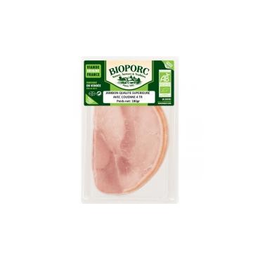 JAMBON SUPERIEUR AVEC COUENNE X4 180G [précommande]