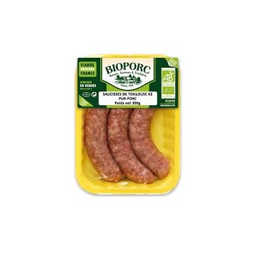 SAUCISSE DE TOULOUSE X3 300G [précommande]