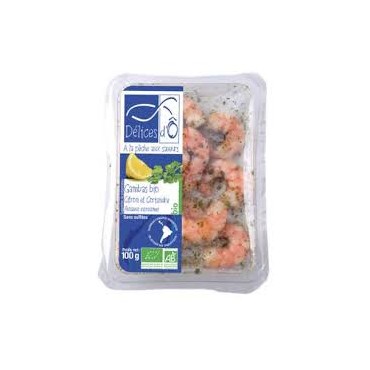 GAMBAS CITRON CORIANDE 100G