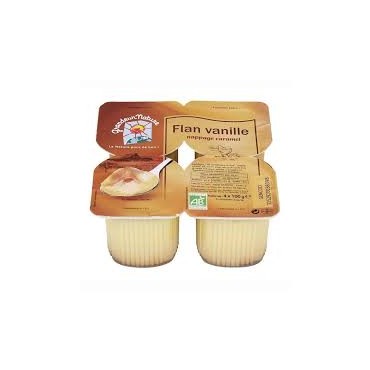 FLAN VANILLE NAPPAGE CARAMEL 4X100G