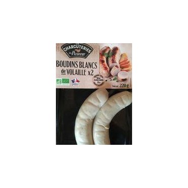 BOUDIN BLANC DE VOLAILLE NATURE 200G [précommande]