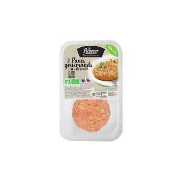 PAVES GOURMANDS AU POULET X2 180G