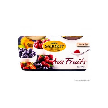 YAOURT LAIT ENTIER AUX FRUITS 4X125G