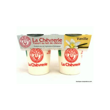 YAOURT CHEVRE VANILLE 2X125G