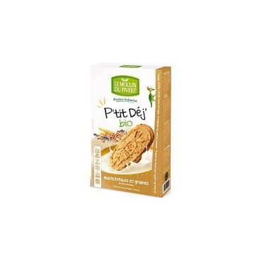 P'TIT DEJ MULTICEREALES ET GRAINES 190G, 100% VEGAN