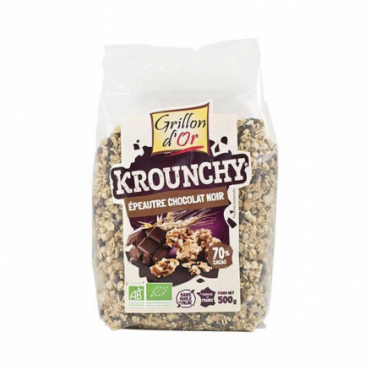 KROUNCHY EPEAUTRE CHOCOLAT NOIR 500G