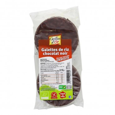 GALETTE RIZ CHOCOLAT NOIR 100G