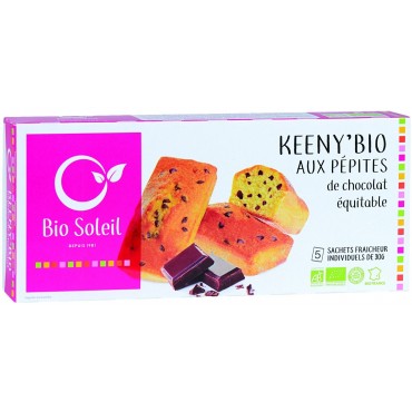 MINI CAKE PEPITE CHOCOLAT KEENY (5) 150G