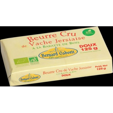 BEURRE DOUX AU LAIT CRU 125G