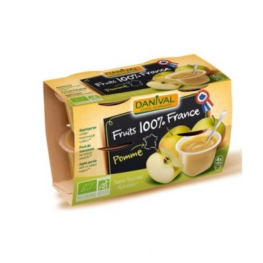 PUREE FRUIT POMME 4X100G