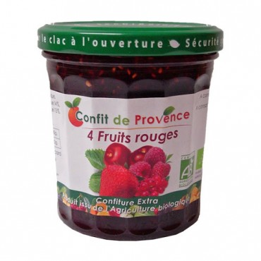 CONFITURE DE 4 FRUITS ROUGES 370G