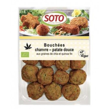 BOUCHEES DE CHANVRE ET PATATE DOUCE 180G