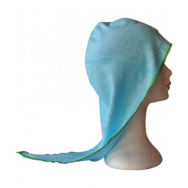 TURBAN SECHE CHEVEUX EN EPONGE DE BAMBOU