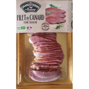 FILET DE CANARD FUME TRANCHE 130G