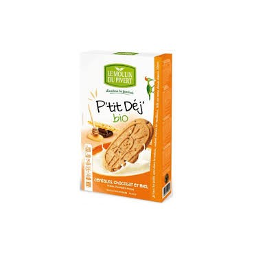 BISCUIT PETIT DEJ CEREALES MIEL CHO 190G