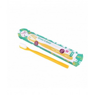 BROSSE A DENTS JAUNE (SOUPLE)